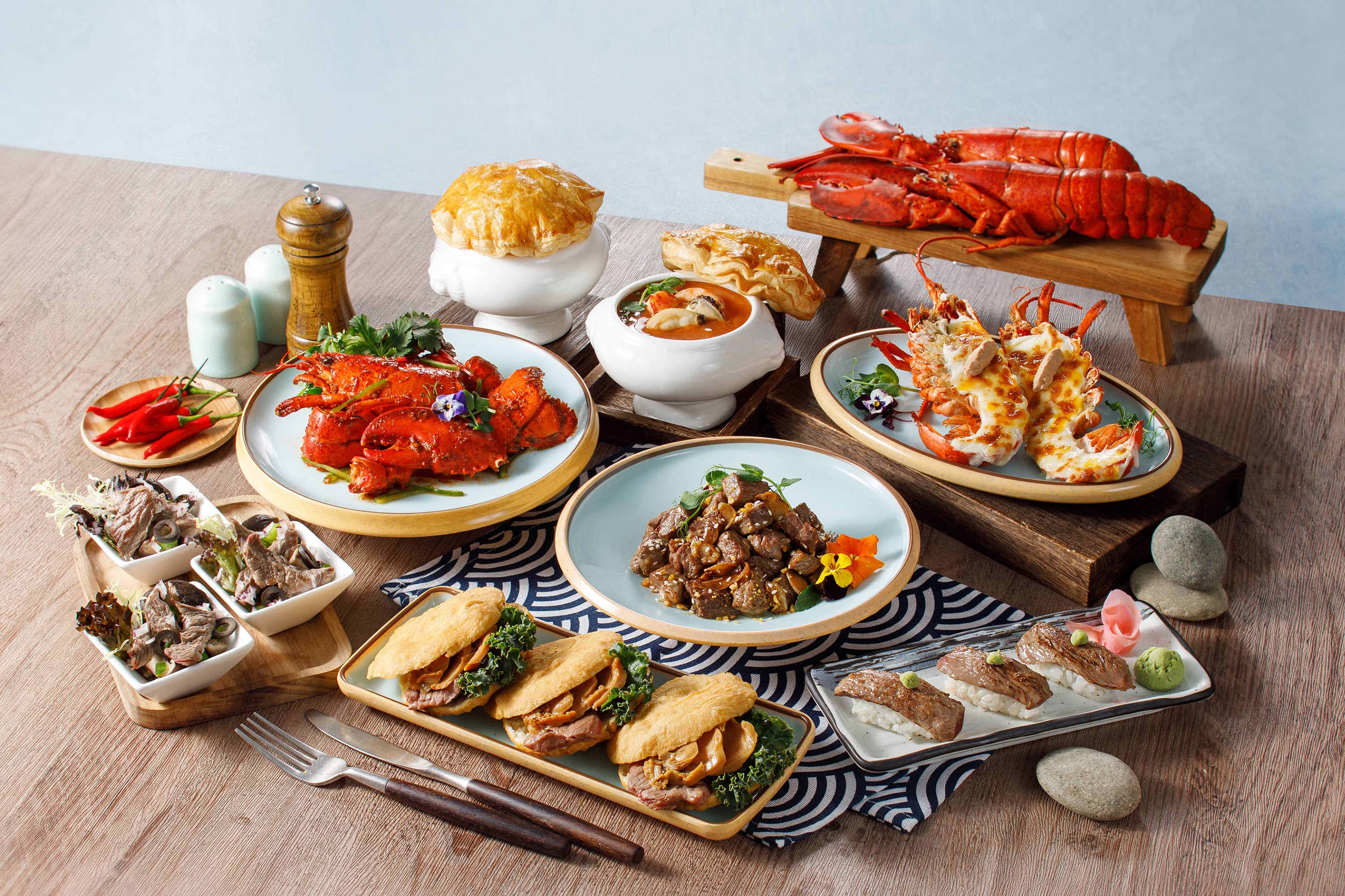 Wagyu and Lobster Seafood Dinner Buffet at Park Hotel Hong Kong