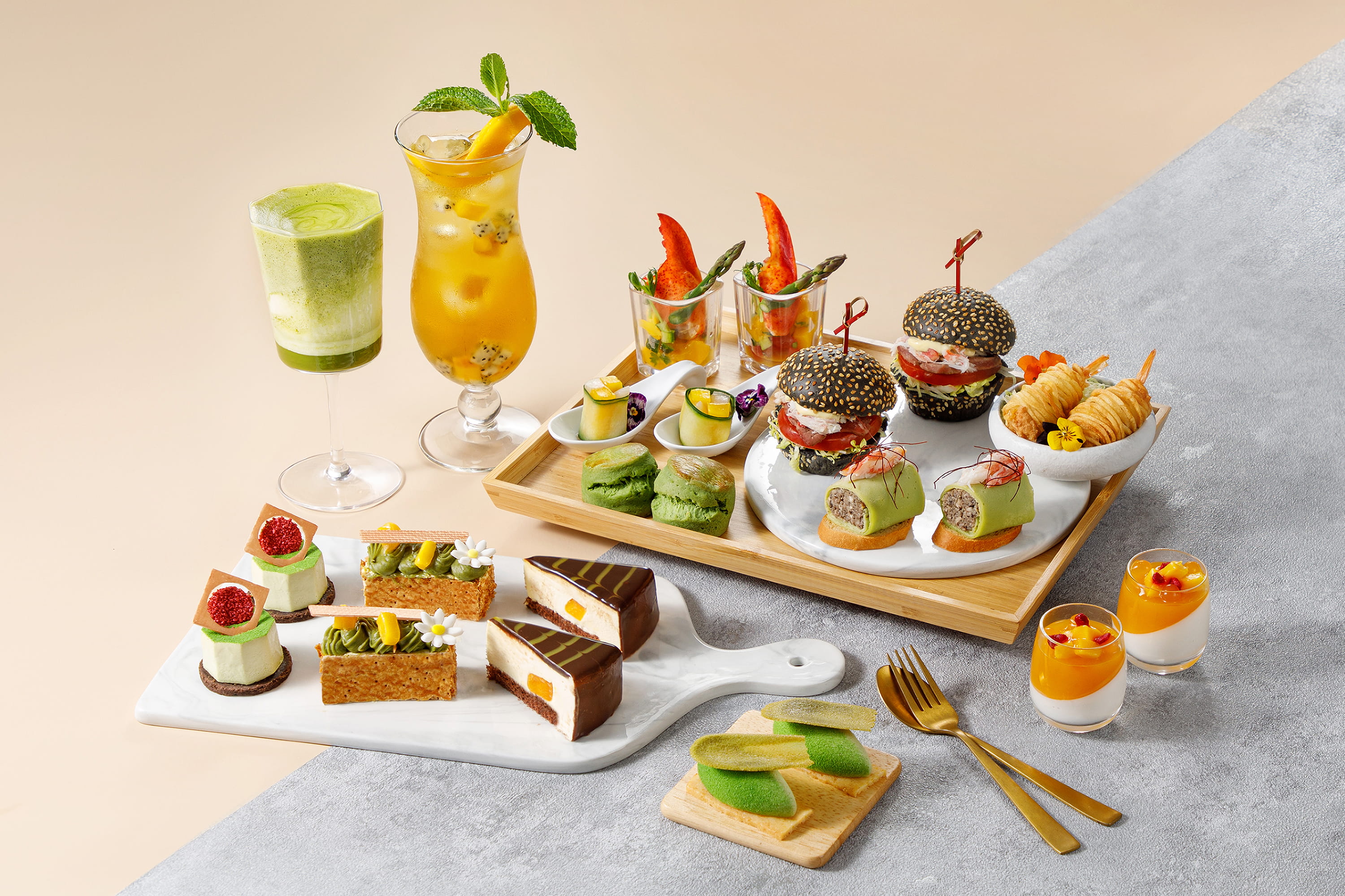 Matcha and Mango Afternoon Tea Set at Park Hotel Hong Kong
